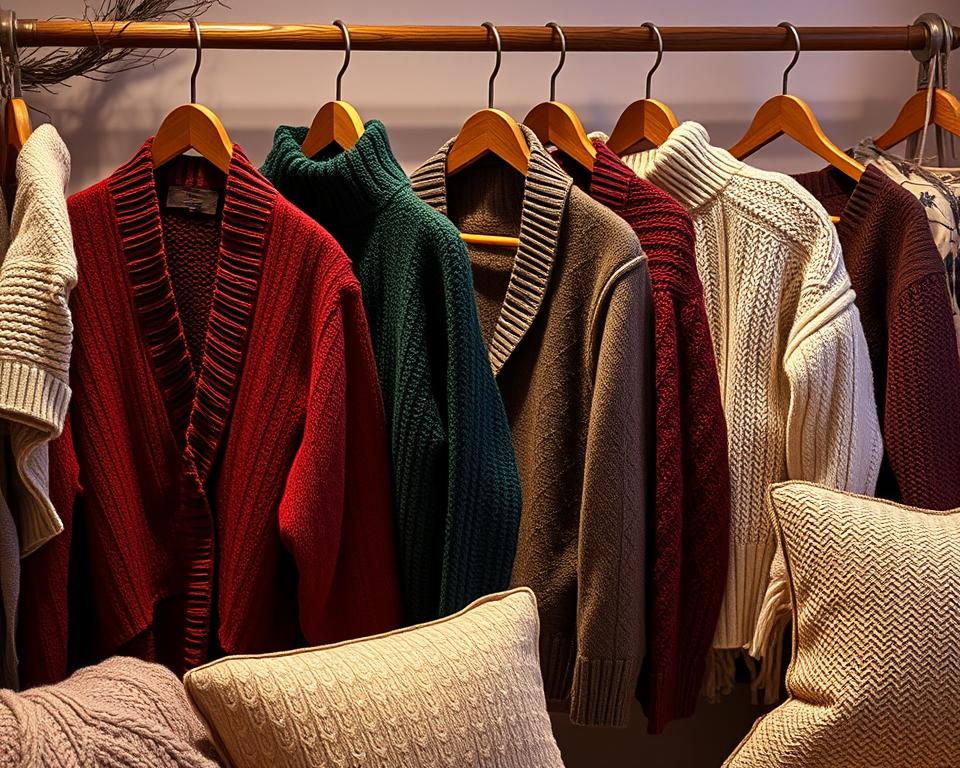 Stylish sweaters and cardigans