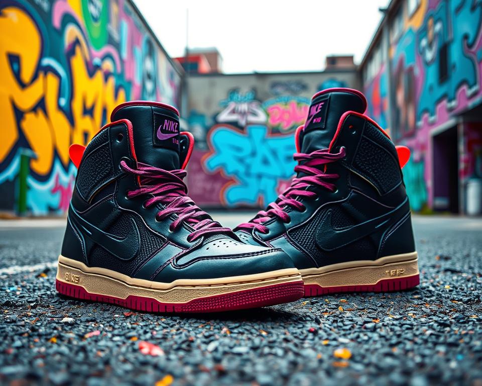 high-top sneakers