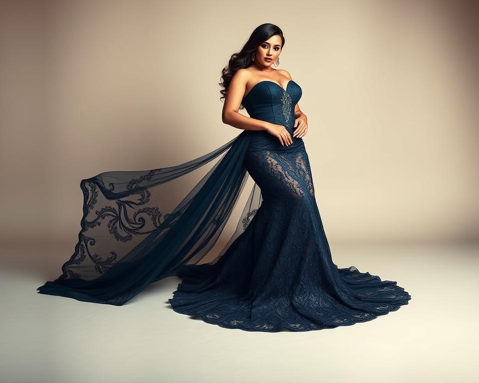 mermaid cut gowns